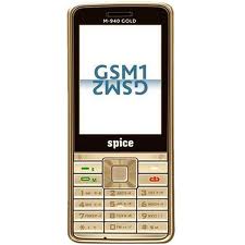 Spice M-940 Gold Mobile Phone 